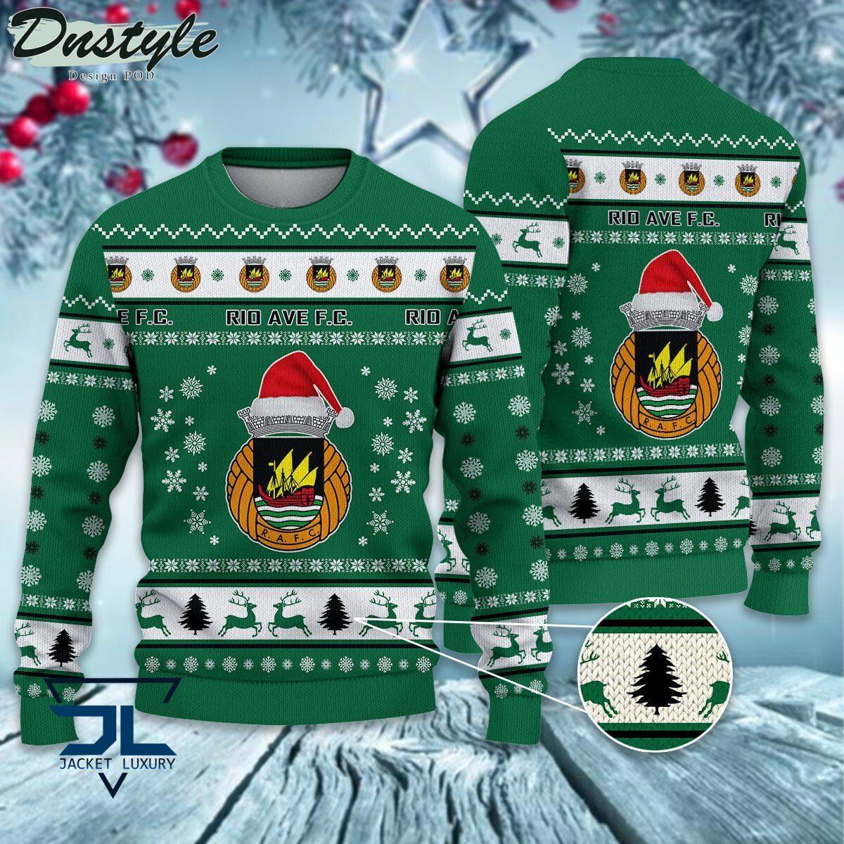Fc Pać§os De Ferreira Santa Hat Ugly Christmas Sweater Gift For Fans