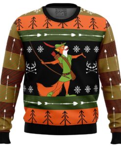 Merry Taxes Christmas Robin Hood Funny Ugly Christmas Sweater