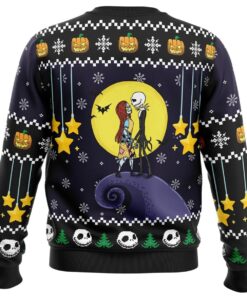 Romantic Nightmare The Nightmare Before Christmas Ugly Xmas Sweater 2