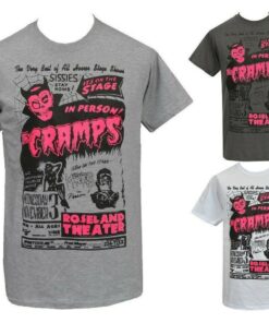Roseland Theater Gig Poster Devil Garage The Cramps Unisex T-shirt Fans Gifts