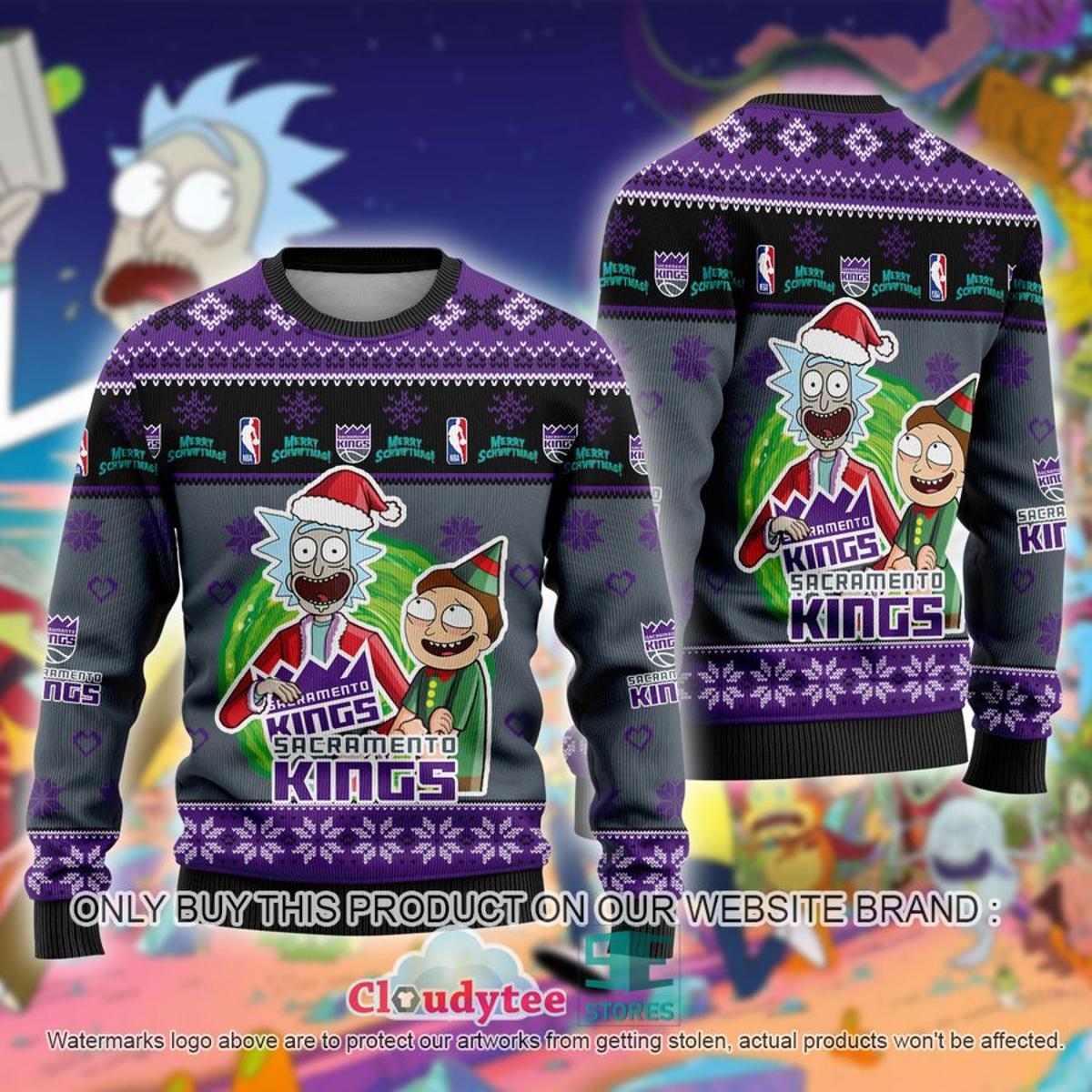 Sacramento Kings Purple Snoopy Ugly Christmas Sweater For Fans