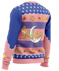 Sailor Moon Pixel Art Style Ugly Christmas Sweater Best Gift For Manga Anime Fans 3