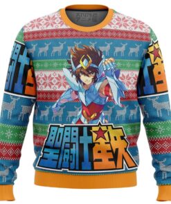 Saint Seiya Alt Womens Ugly Christmas Sweater