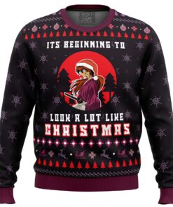 Samurai X Its Beginning To Look A Lot Like Christmas Ugly Xmas Sweater