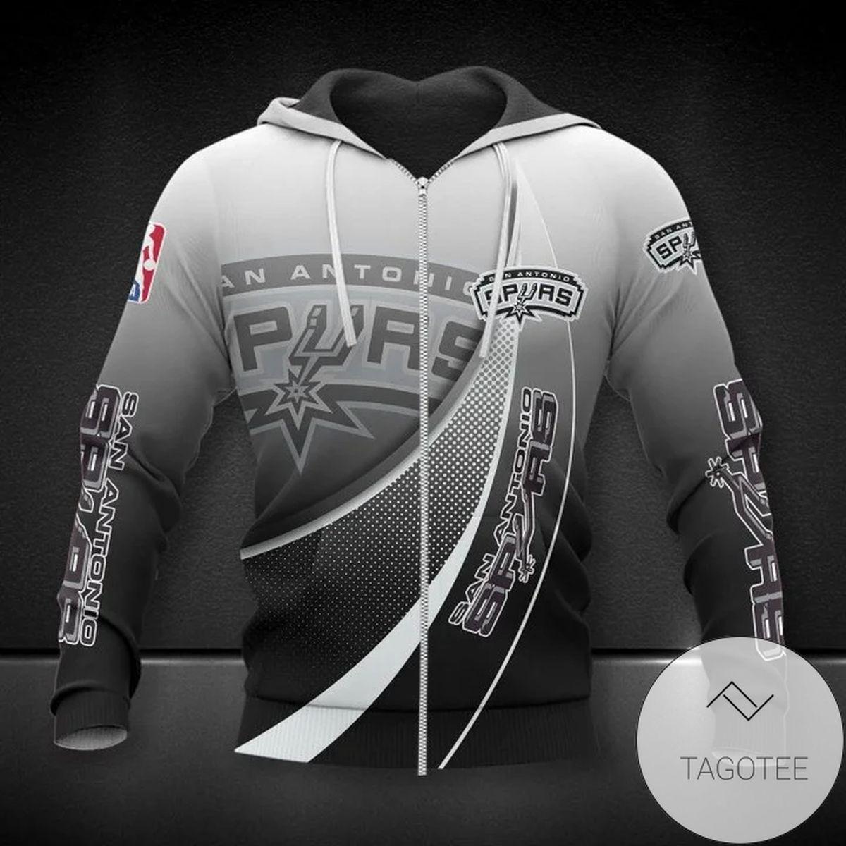 Portland Trail Blazers Black White Best Zip Hoodie