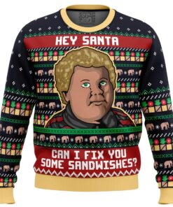 Sandwiches For Santa Bad Santa Ugly Xmas Sweater Funny Gift For Fans