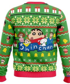 Santa Shinnosuke Crayon Shin-chan Christmas Sweater Men