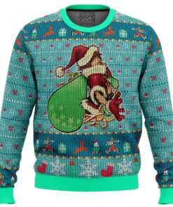 Santa Sora Kingdom Hearts Blue Ugly Christmas Sweater Gift For Game Lovers