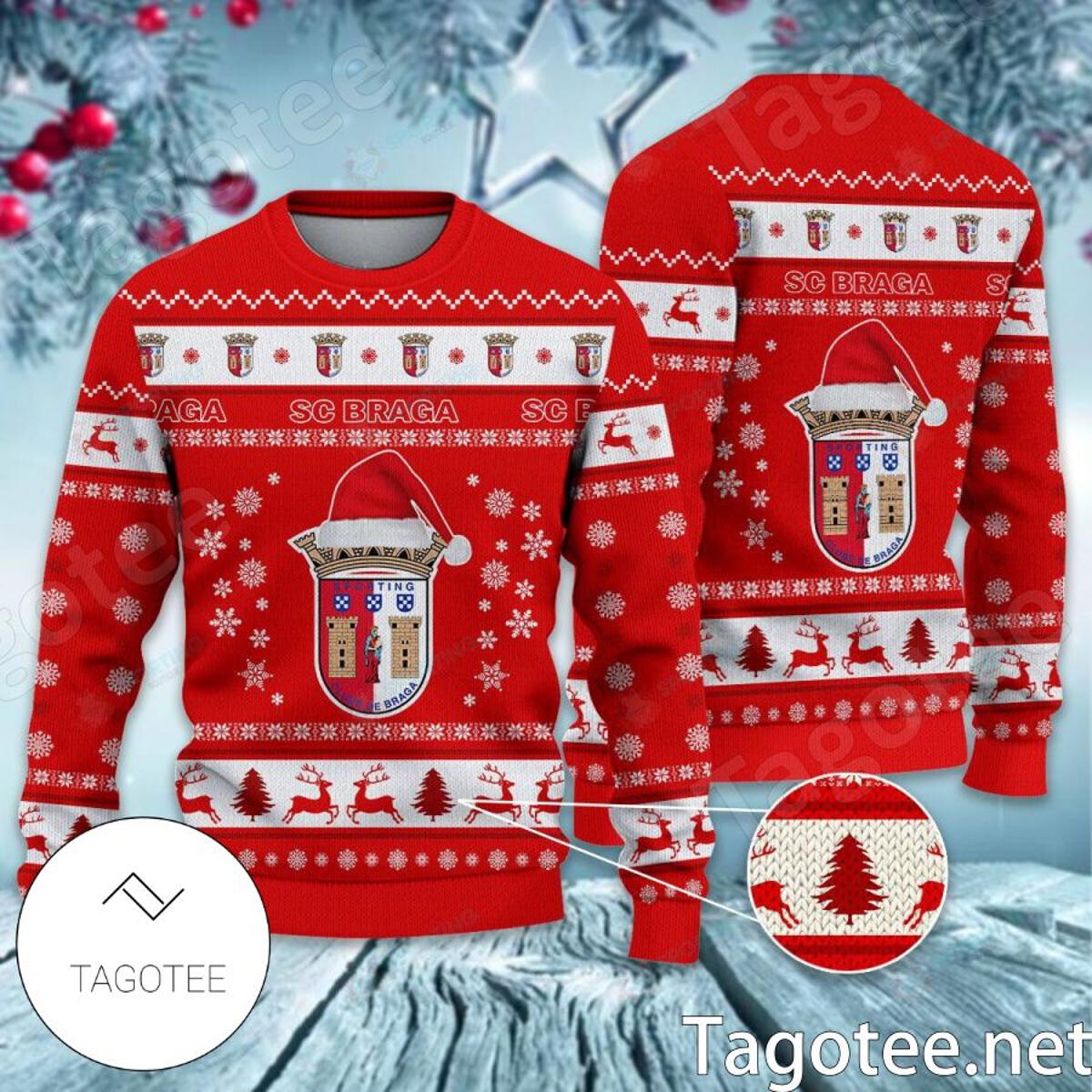 Sc Braga Ugly Christmas Sweater For Men And Women