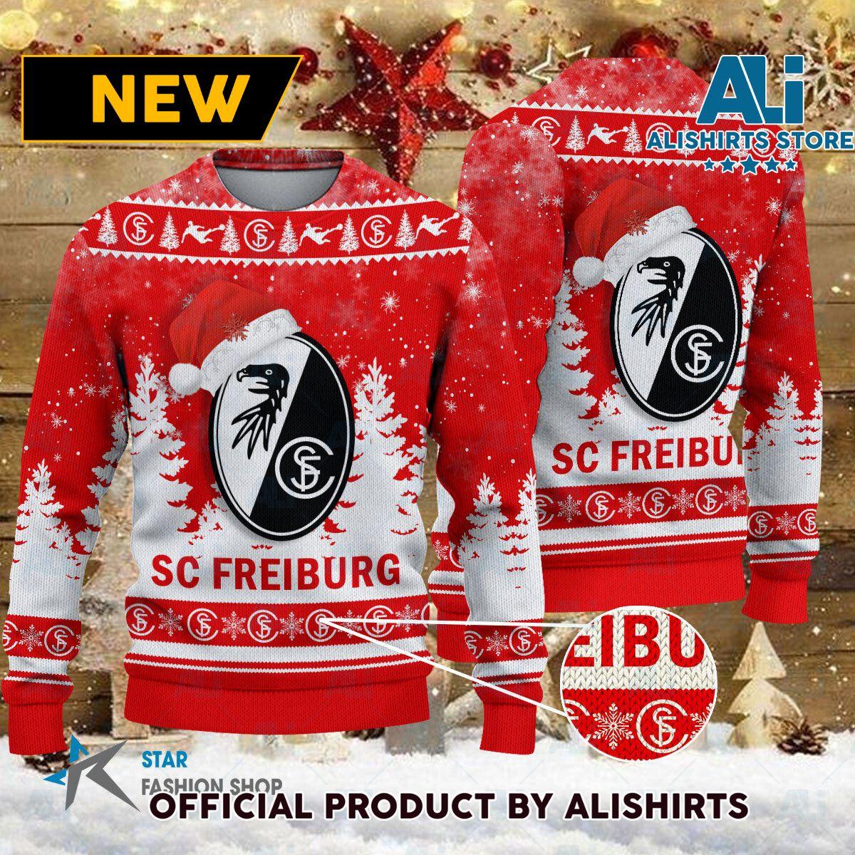 Sc Freiburg Ugly Christmas Sweater For Men And Women