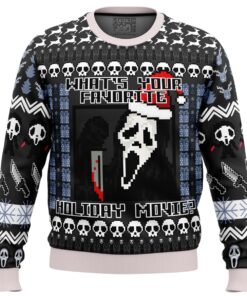 Scream Holiday Funny Ugly Christmas Sweater Xmas Gift For Horror Movie Fans