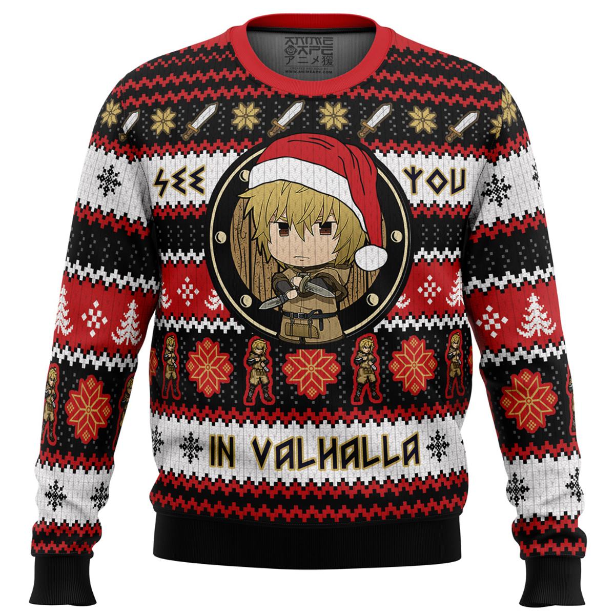 Hawks Singing My Hero Academia Ugly Christmas Sweater Xmas Outfit For Manga Anime Fans