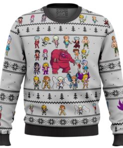 Seven Deadly Sins Xmas Style Best Ugly Christmas Sweater Gift For Manga Anime Fans