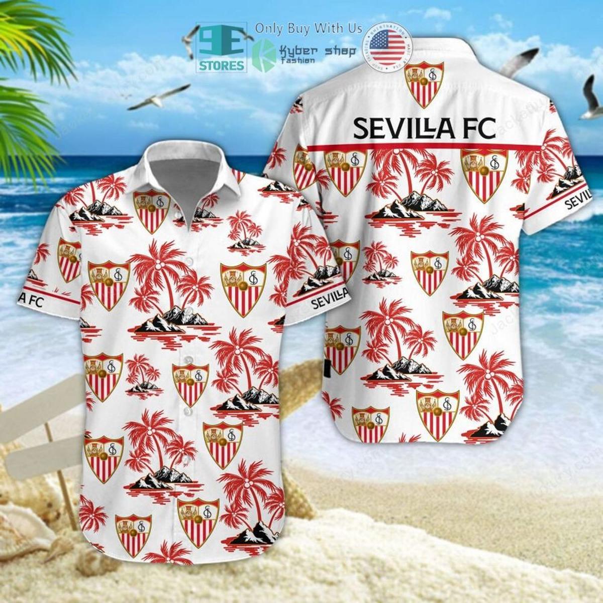 Real Sociedad Logo Patterns White Blue Tropical Hawaiian Shirt Best Gift For Fans