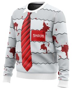 Shaun Of The Dead Plus Size Ugly Christmas Sweater 2