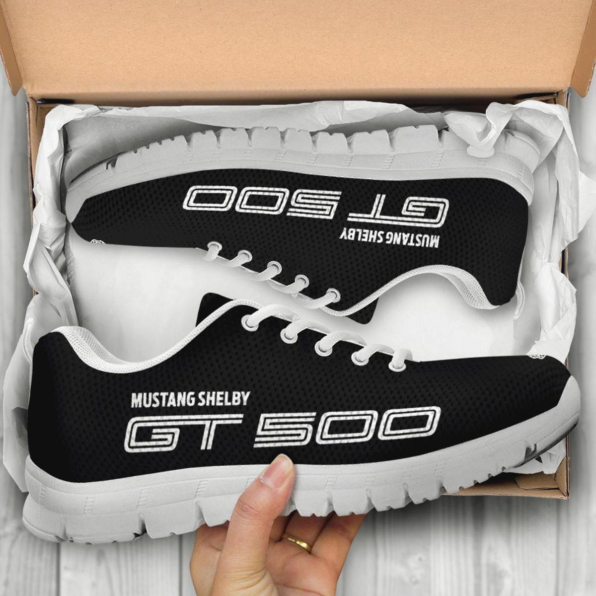 Shelby Gt500 Yellow Running Shoes Gift