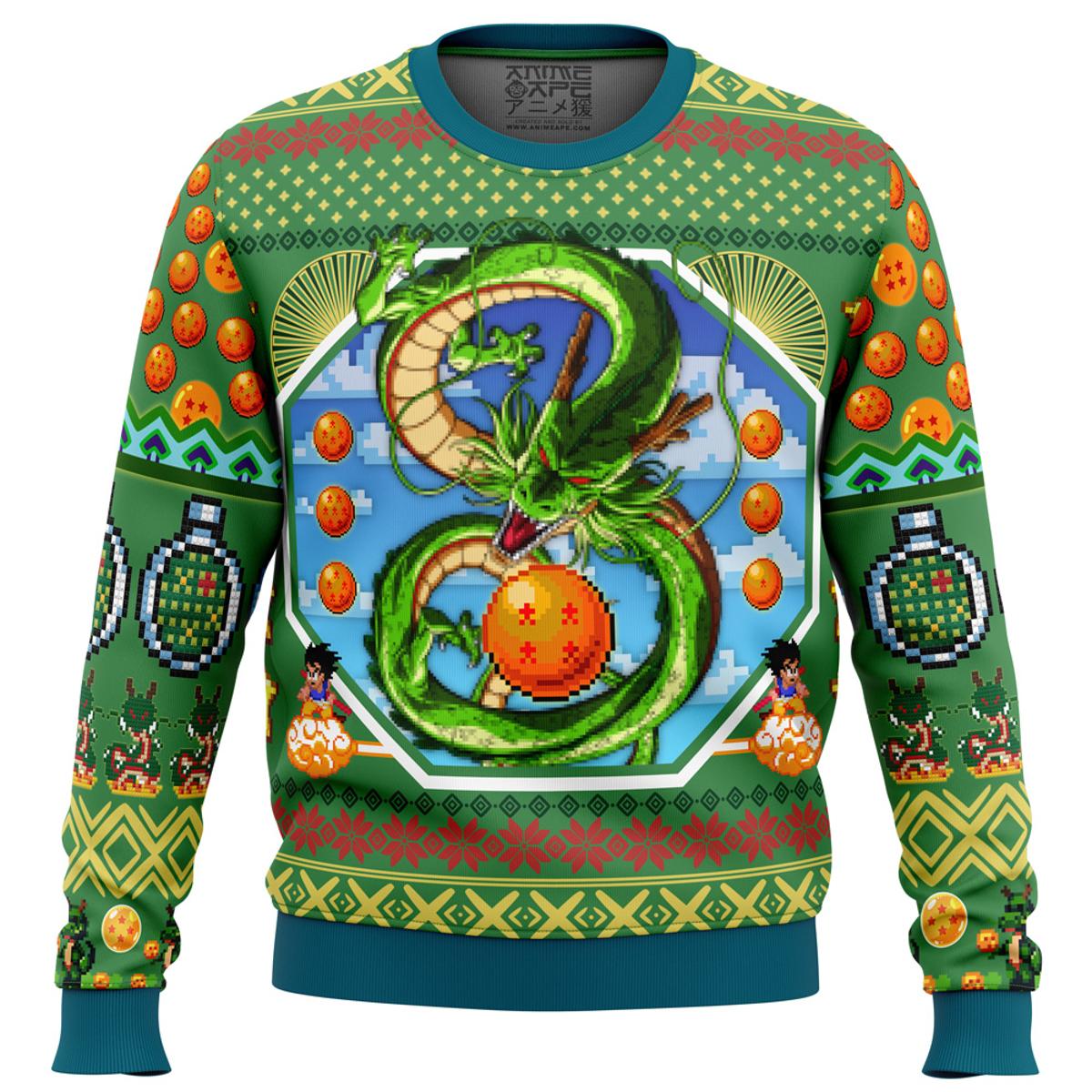 Shenron Dragon Ball Xmas Sweatshirt Best Holiday Gift For Fans