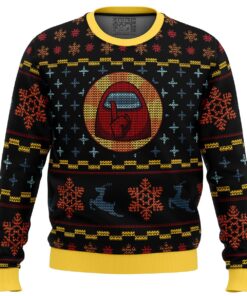 Shhhhhh Among Us Funny Game Ugly Xmas Sweater Best Holiday Gift For Fans