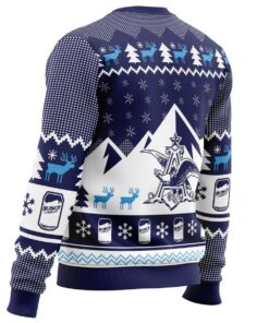 Show Me Your Busch Navy Ugly Christmas Sweater Best Gift For Beer Lovers 3