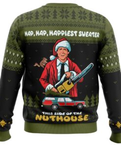 Side Of The Nuthouse National Lampoons Christmas Vacation Ugly Christmas Sweater Funny Gift For Fans 2