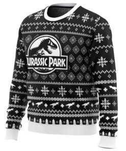 Skeleton Christmas Jurassic Park Ugly Christmas Sweater Gift