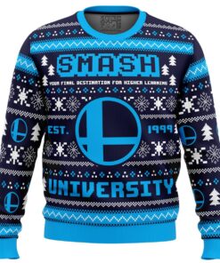 Smash Bros Brawl Game Characters Ugly Christmas Sweater Gift For Fans