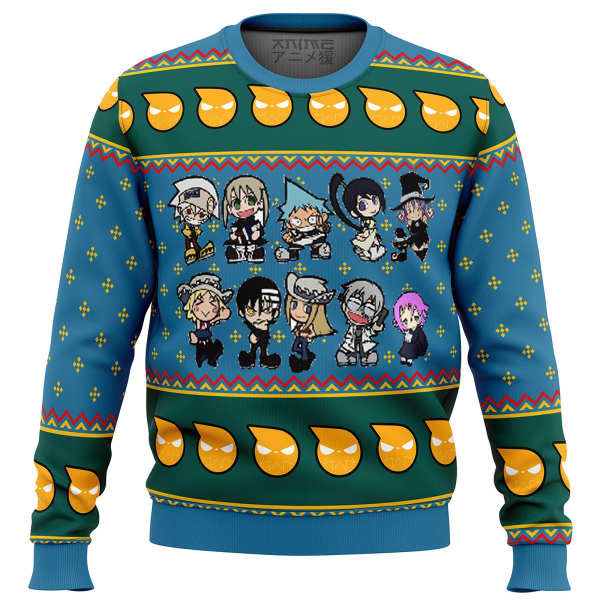 Soul Eater Alt Mens Ugly Christmas Sweater