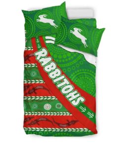 South Sydney Rabbitohs Aboriginal Doona Cover Funny Gift For Fans