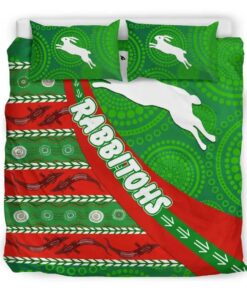 South Sydney Rabbitohs Aboriginal Doona Cover Funny Gift For Fans 4