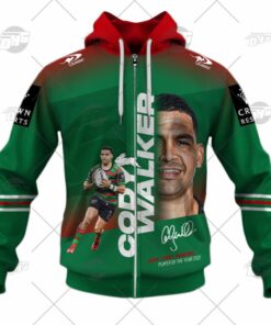 South Sydney Rabbitohs Cody Walker Mvps Zip Hoodie Gifts For Lovers