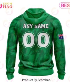 South Sydney Rabbitohs Custom Name Number Scratch Zip Hoodie Best Gift For Fans