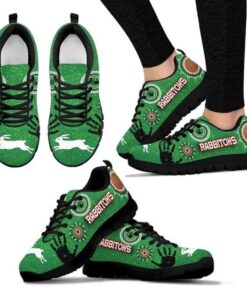 South Sydney Rabbitohs Indigenous Green Running Shoes 2