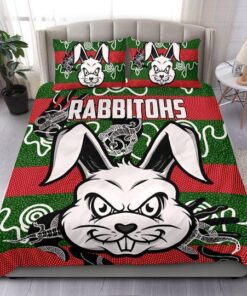 South Sydney Rabbitohs Indigenous Rabbit Head Doona Cover 5