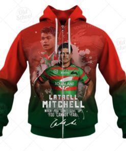 South Sydney Rabbitohs Latrell Mitchell No 3 Zip Hoodie Gift For Fans