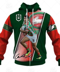 South Sydney Rabbitohs Latrell Mitchell No 3 Zip Hoodie Gifts For Lovers