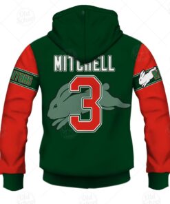 South Sydney Rabbitohs Latrell Mitchell No 3 Zip Hoodie Gifts For Lovers