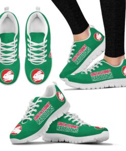 South Sydney Rabbitohs Running Shoes Green Gift