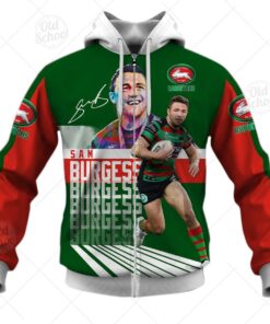 South Sydney Rabbitohs Sam Burgess No 12 Zip Hoodie Funny Gift For Fans