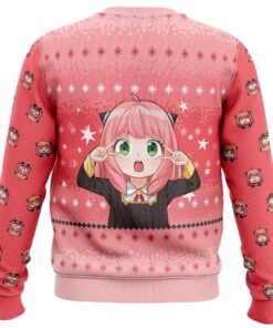 Spy X Family Character Anya Cute Christmas Sweater Xmas Outfit For Fans