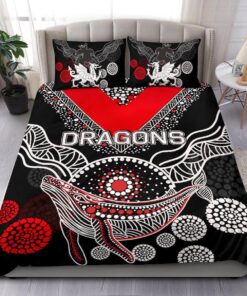 St. George Illawarra Dragons Aboriginal Duvet Covers Funny Gift For Fans