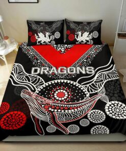 St George Illawarra Dragons Aboriginal Duvet Covers Funny Gift For Fans 5