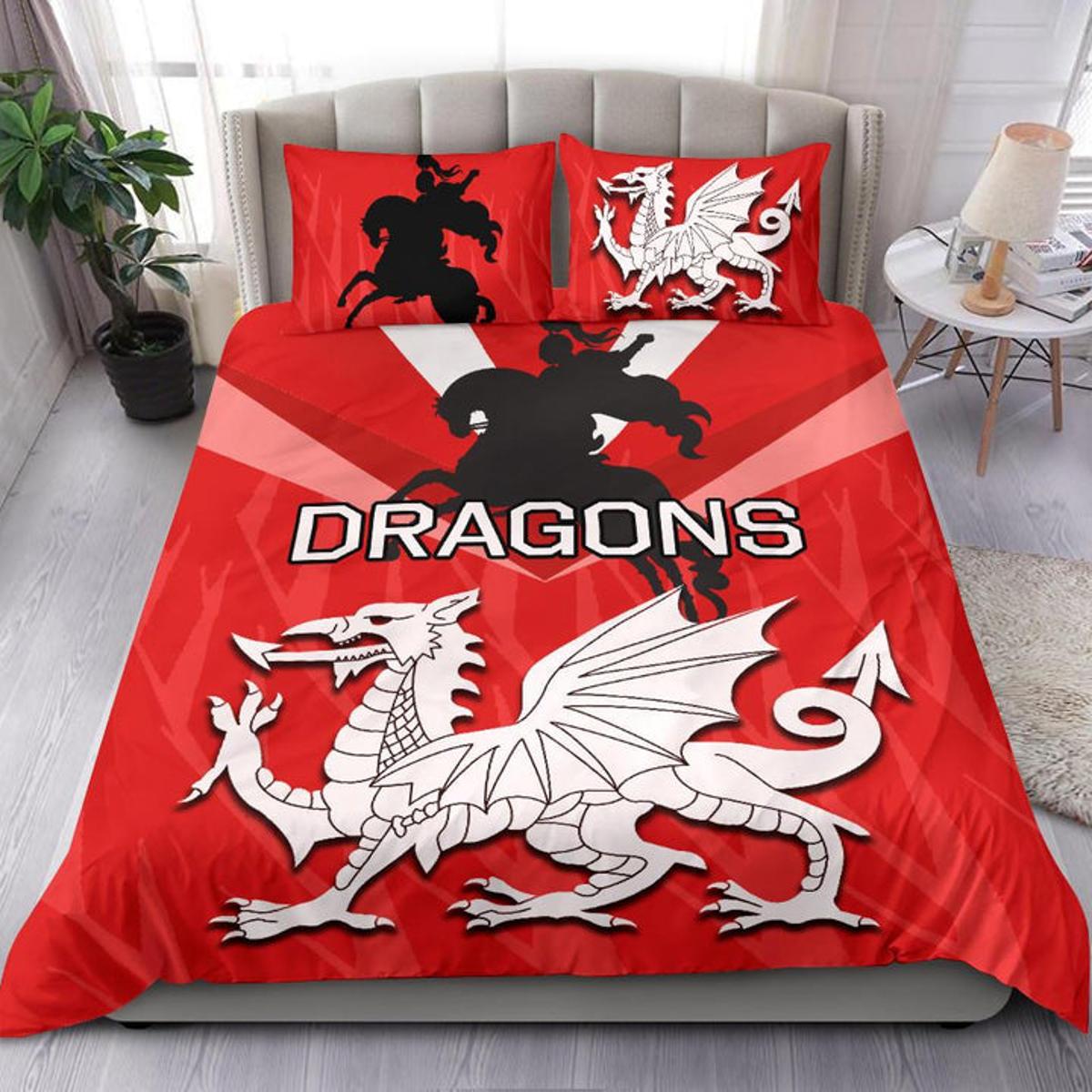 St. George Illawarra Dragons Comforter Sets Gifts For Lovers