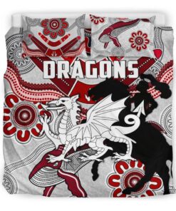 St George Illawarra Dragons Comforter Sets Gifts For Lovers 4