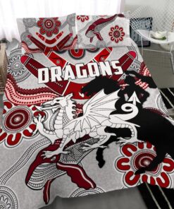 St George Illawarra Dragons Comforter Sets Gifts For Lovers 6