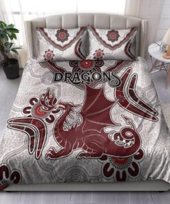 St. George Illawarra Dragons Indigenous Boomerang Doona Cover