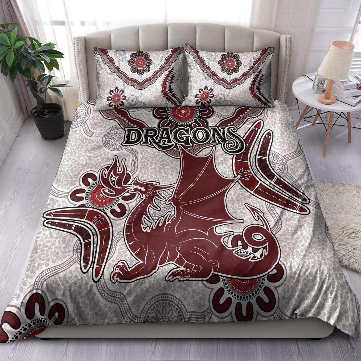 St. George Illawarra Dragons Indigenous Boomerang Doona Cover