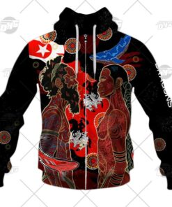 St. George Illawarra Dragons Indigenous Naidoc Week Zip Hoodie Best Gift For Fans