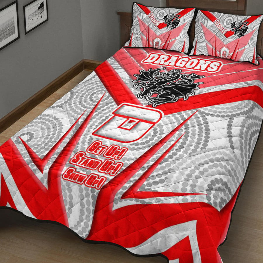 St. George Illawarra Dragons Indigenous Boomerang Doona Cover