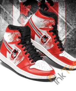 St. George Illawarra Dragons Red White Air Jordan 1 High Sneakers For Fans