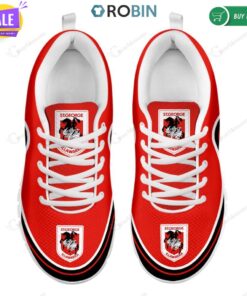 St George Illawarra Dragons Running Shoes Black Red 2